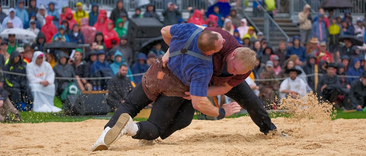 Poster Waadtländer Kantonalschwingfest Gilly