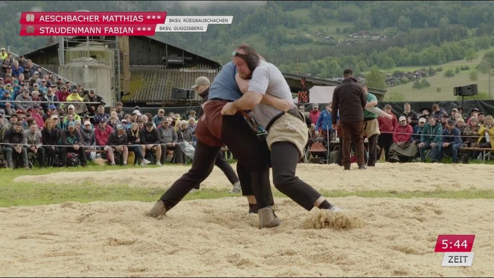 Poster Aeschbacher Matthias *** - Staudenmann Fabian *** (Oberländisches Schwingfest Brienz 2024)