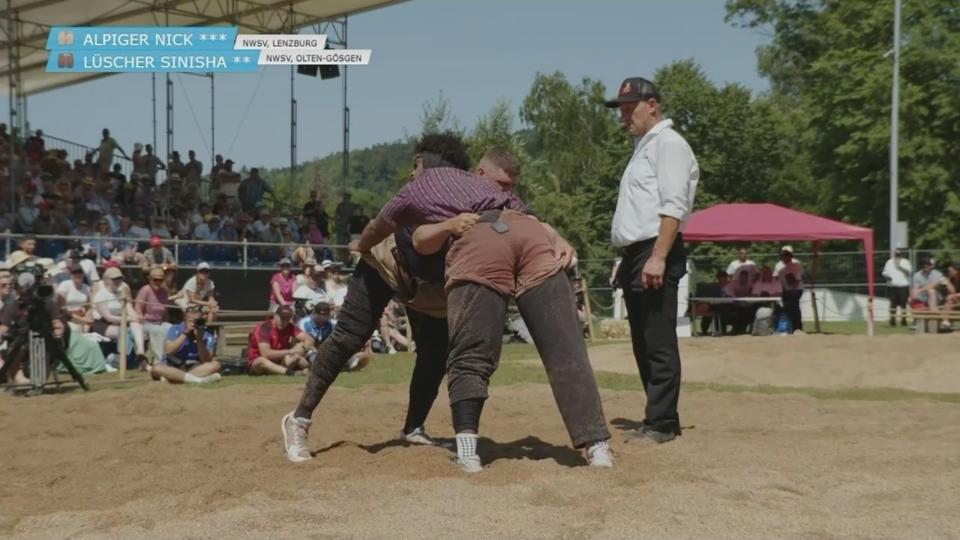 Poster Alpiger Nick*** - Lüscher Sinisha** (Aargauer Kantonalschwingfest 2025)